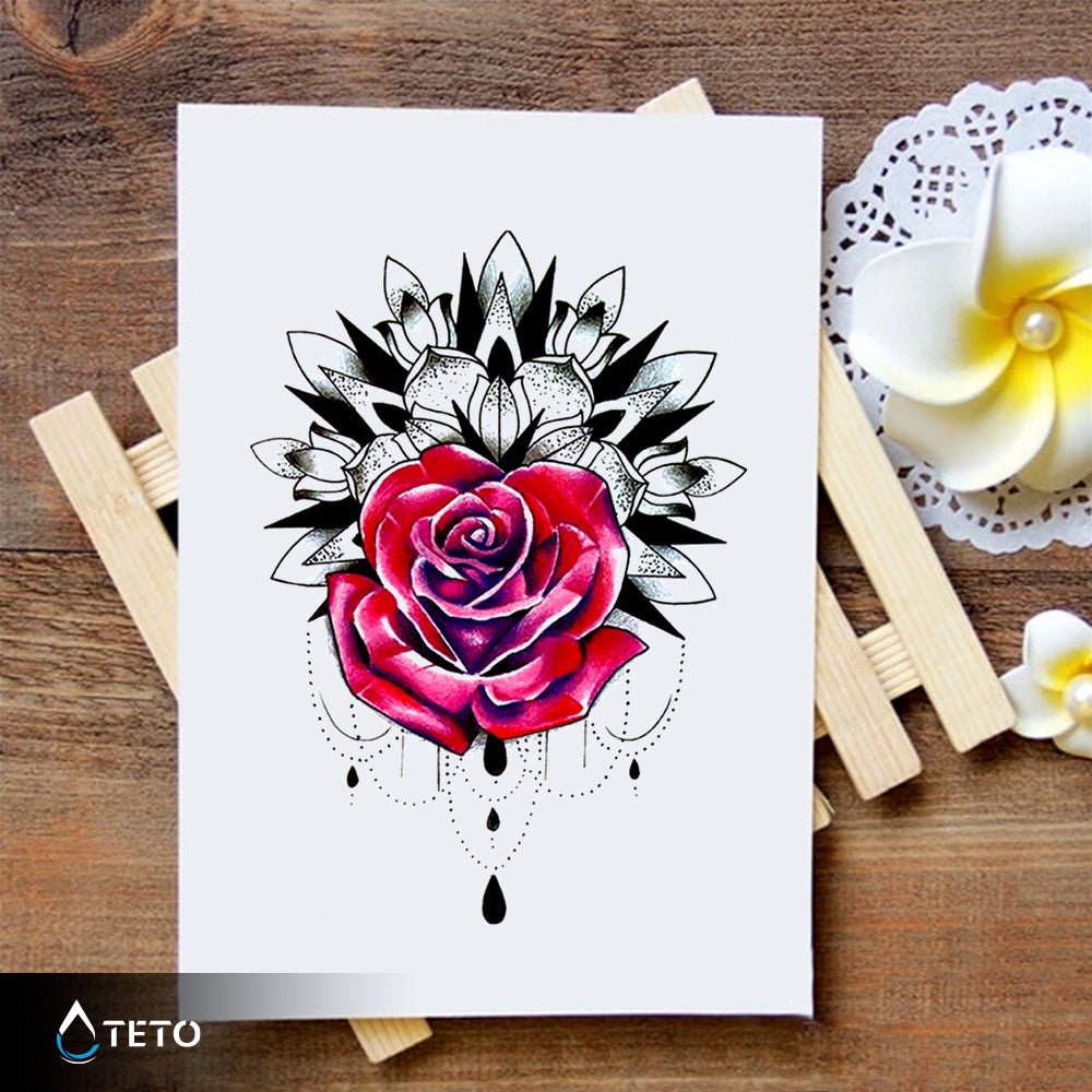 Flor con mandala