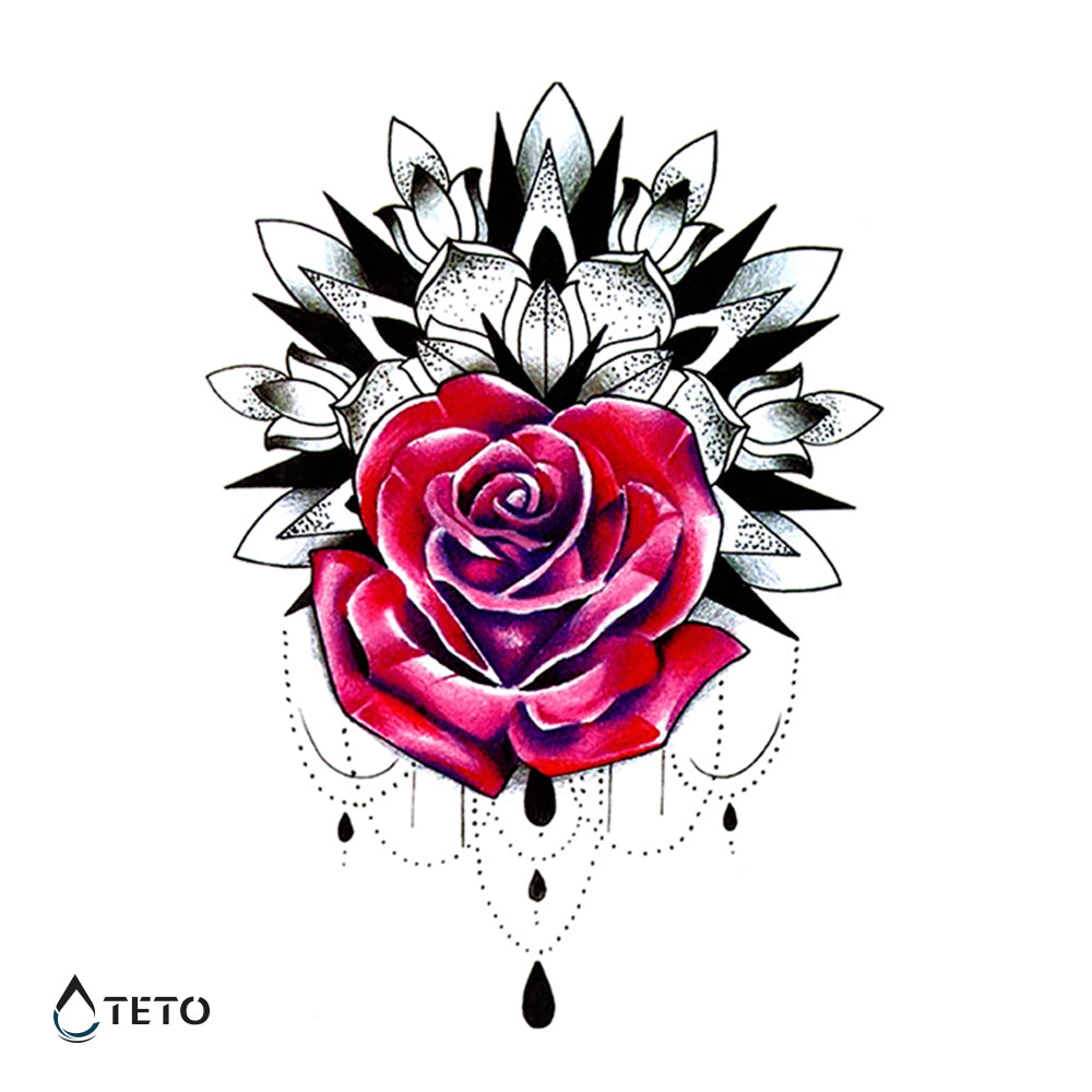 Flor con mandala
