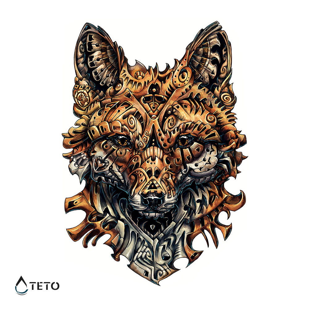 Zorro industrial - TETO - Tatuajes Temporales