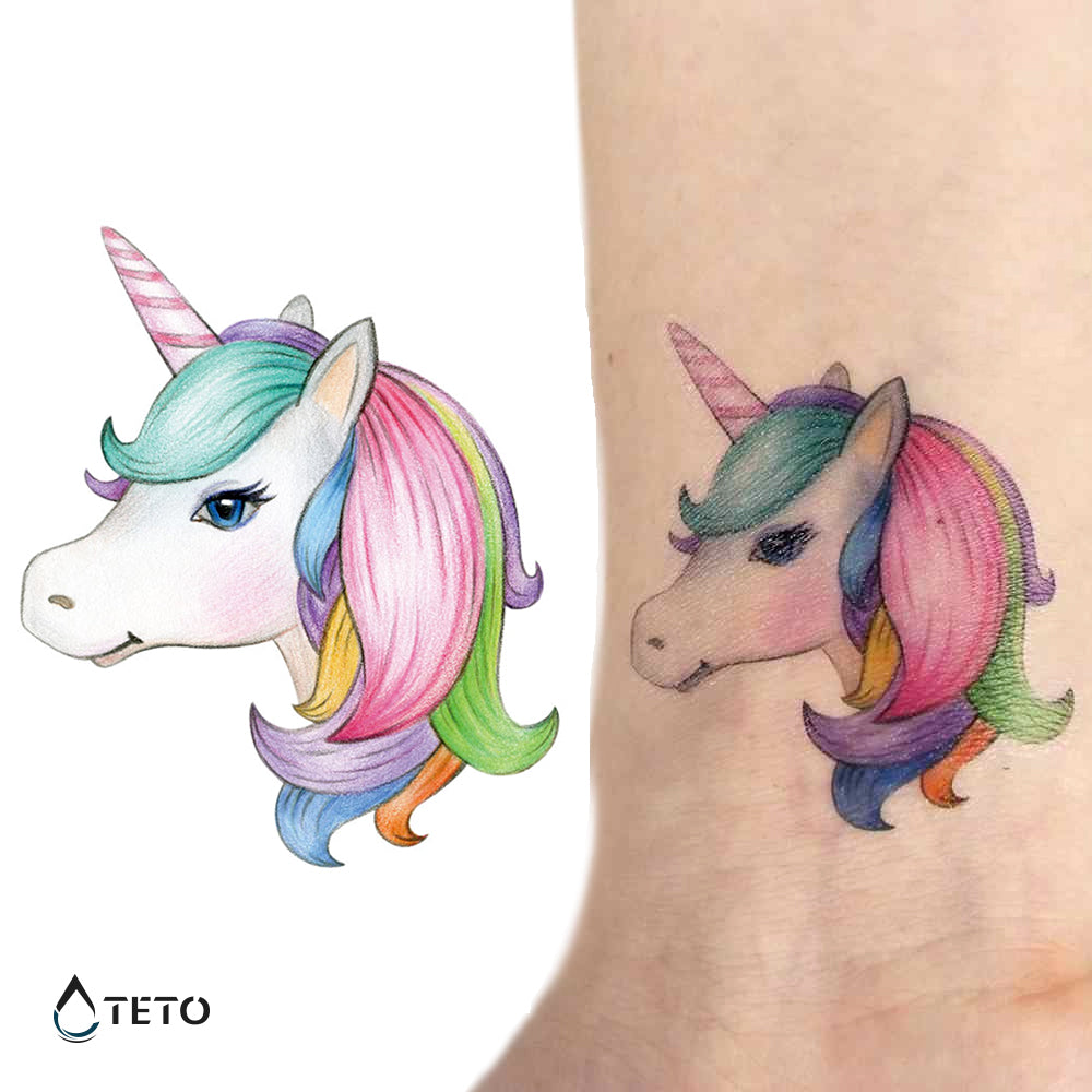 Unicornio - TETO - Tatuajes Temporales