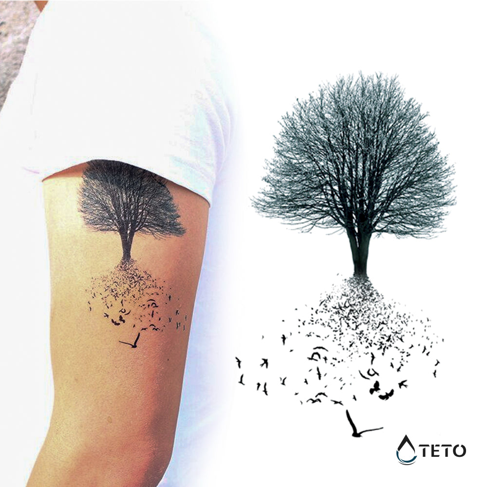 Árbol de la vida con pájaros