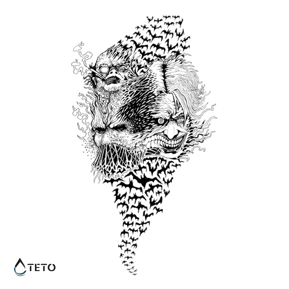 Tornado del terror - TETO - Tatuajes Temporales