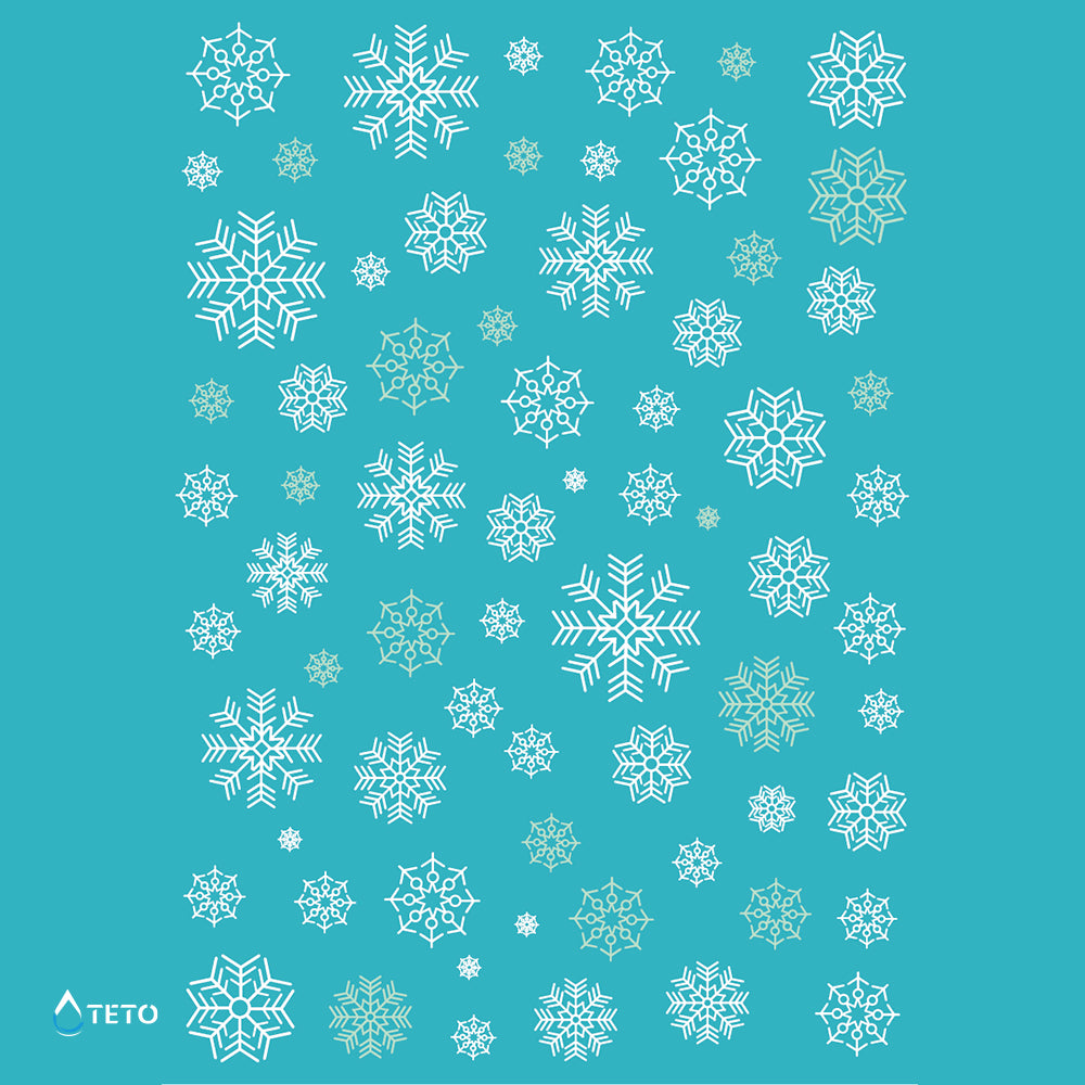 Copos de nieve – set - TETO - Tatuajes Temporales