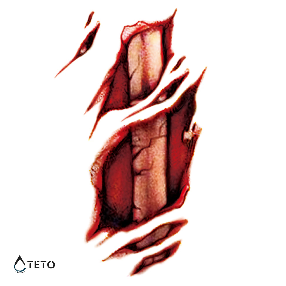 Hueso visible - Tatuajes Temporales TETO