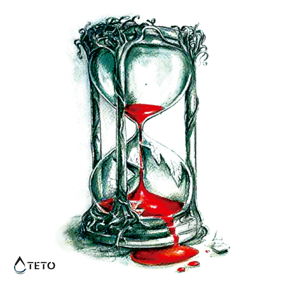 Reloj de arena - Tatuajes Temporales TETO