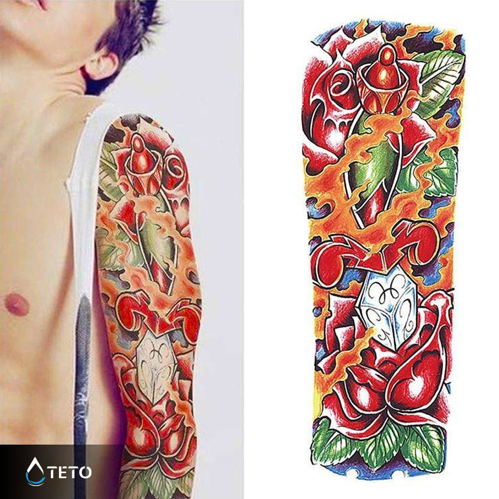 Rosas - Tatuajes Temporales TETO