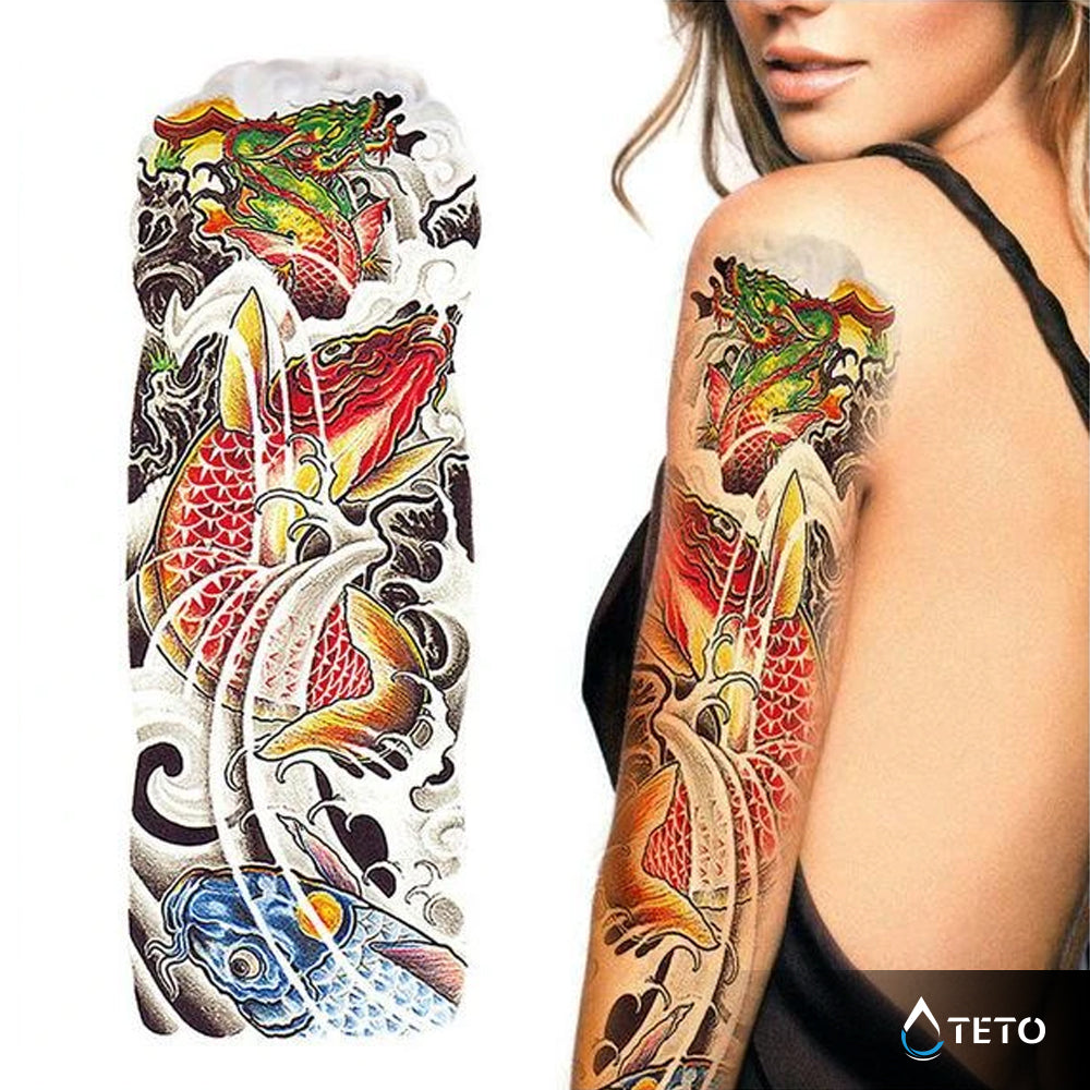 Pez dragón - Tatuajes Temporales TETO