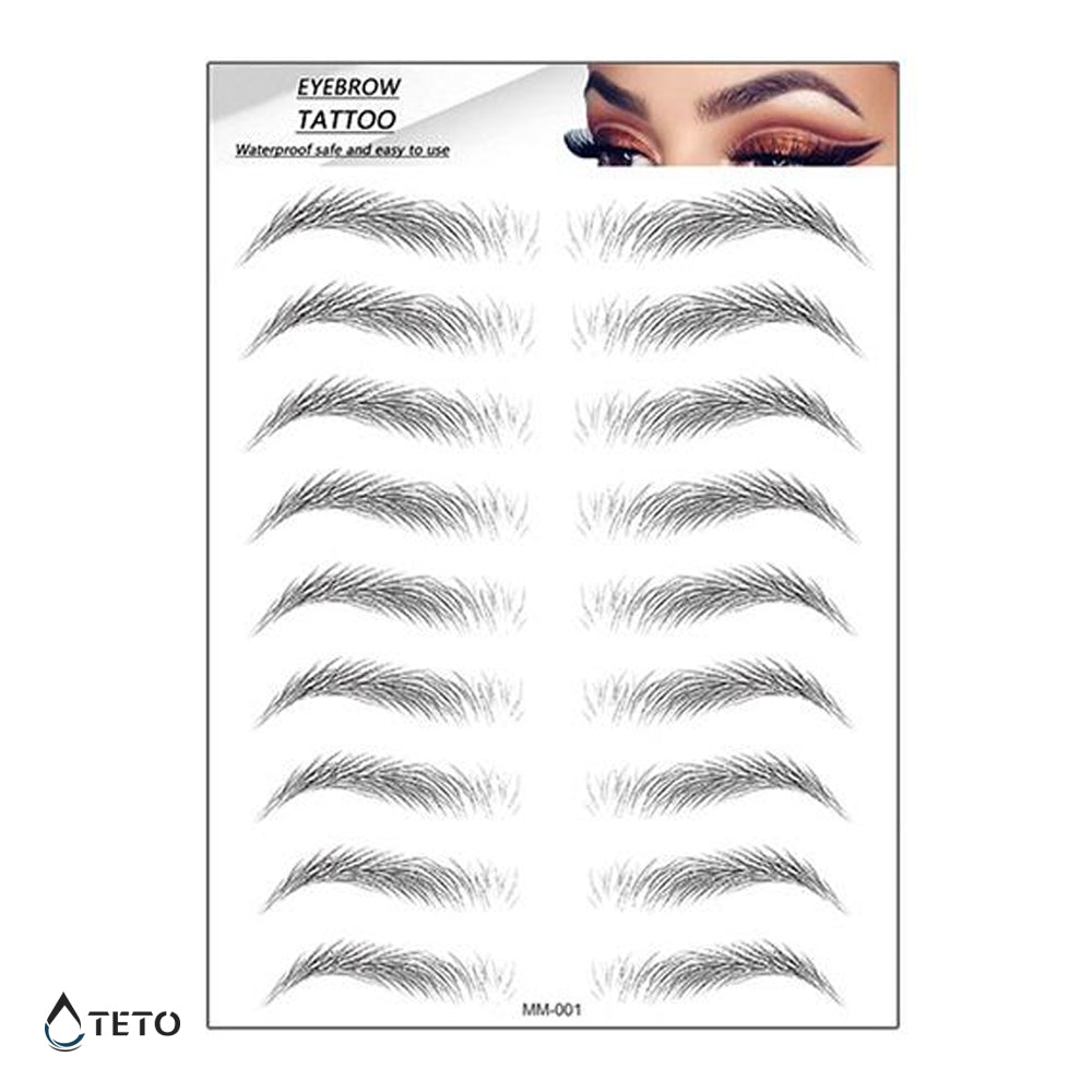 Ceja – Tipo E - TETO - Tatuajes Temporales