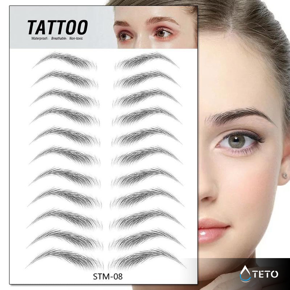 Ceja – Tipo M - TETO - Tatuajes Temporales