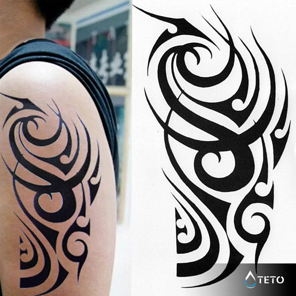 Tribal – Tipo G - TETO - Tatuajes Temporales