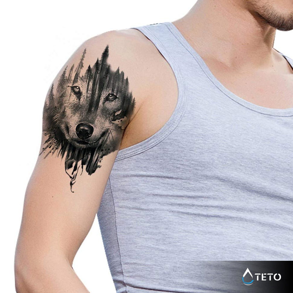 Lobo en el bosque