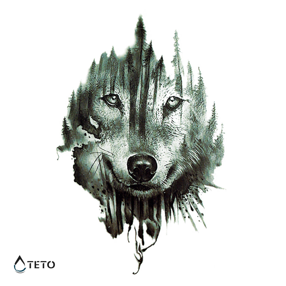 Lobo en el bosque