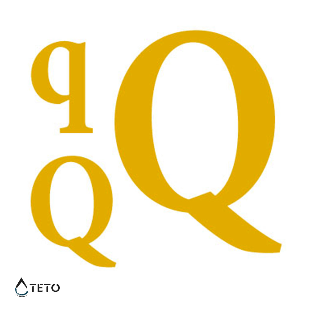 Letra Q - set - Tatuajes Temporales TETO