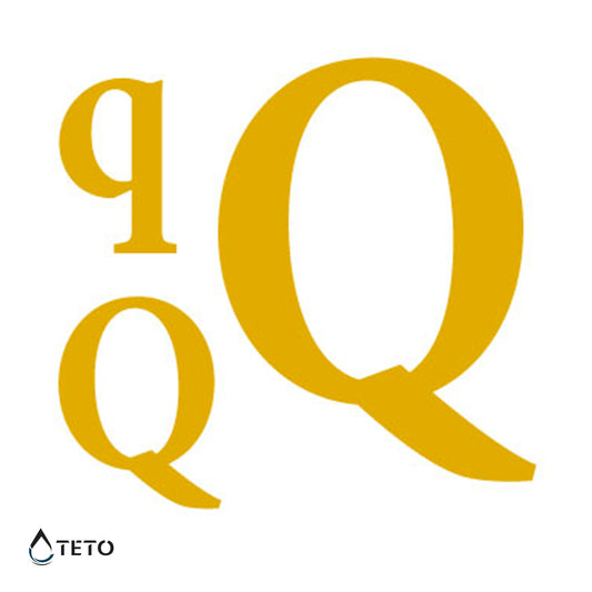 Letra Q - set - Tatuajes Temporales TETO