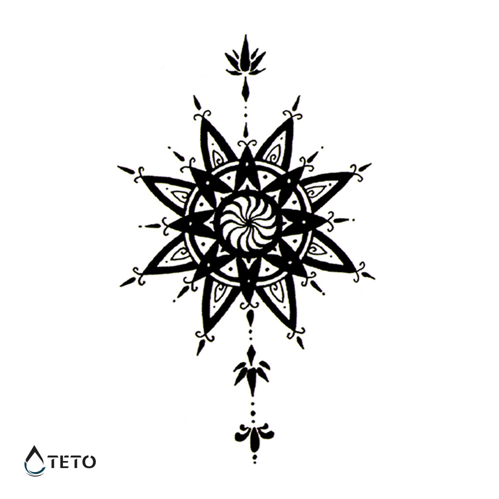 Mandala - Tatuajes Temporales TETO
