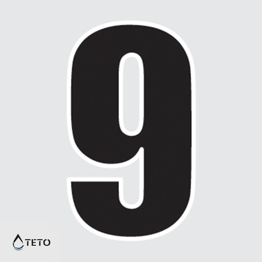 Número 9 - TETO - Tatuajes Temporales