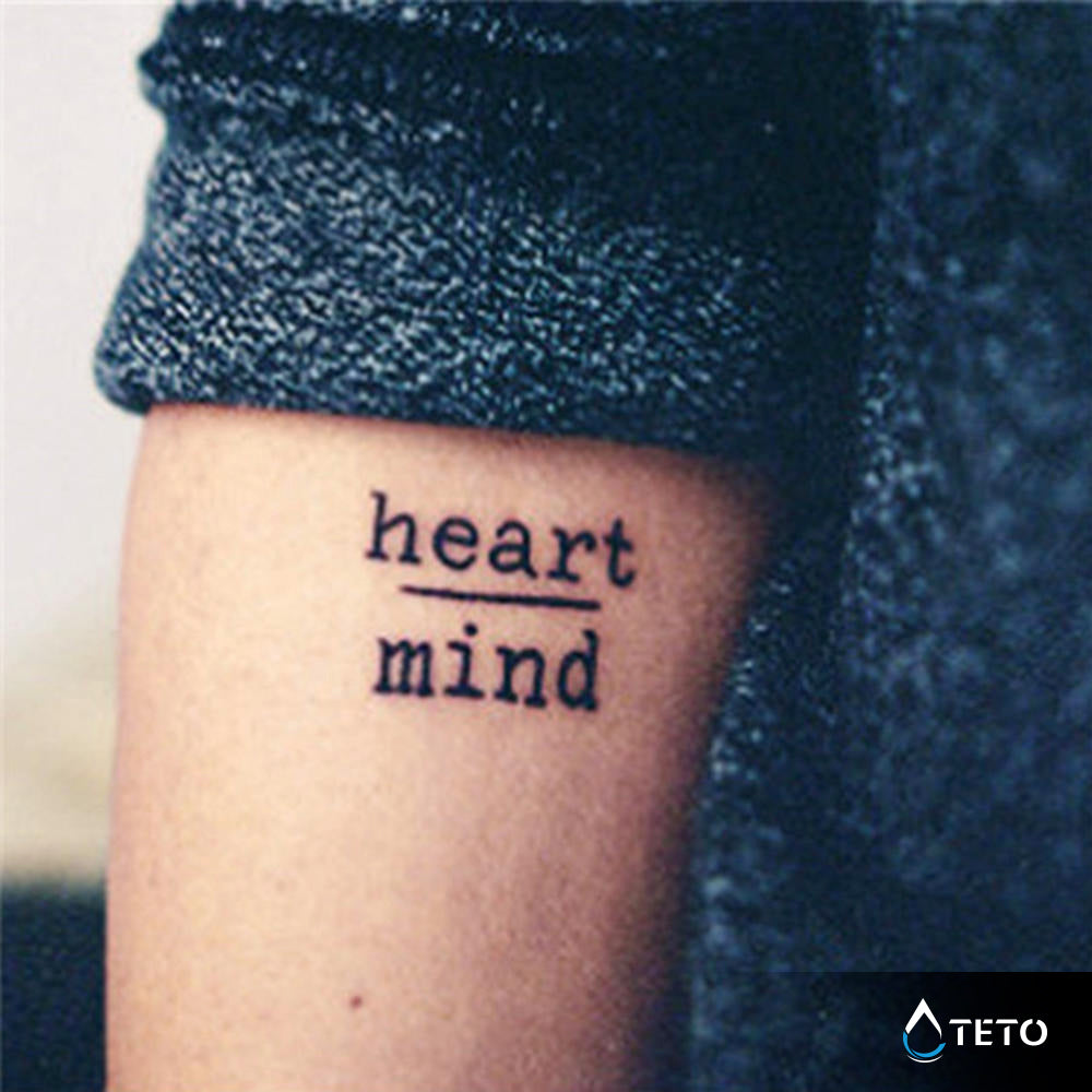 En la cabeza y en el corazón – set - TETO - Tatuajes Temporales