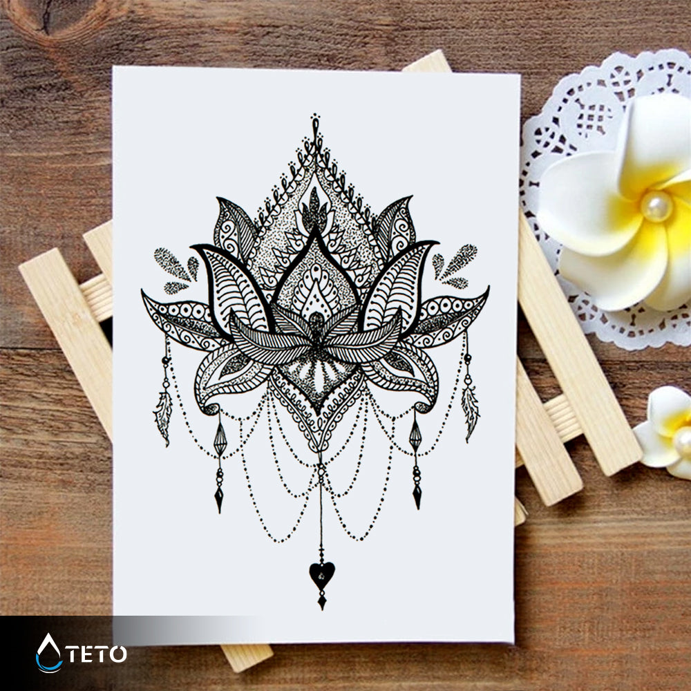 Flor de loto en mandala