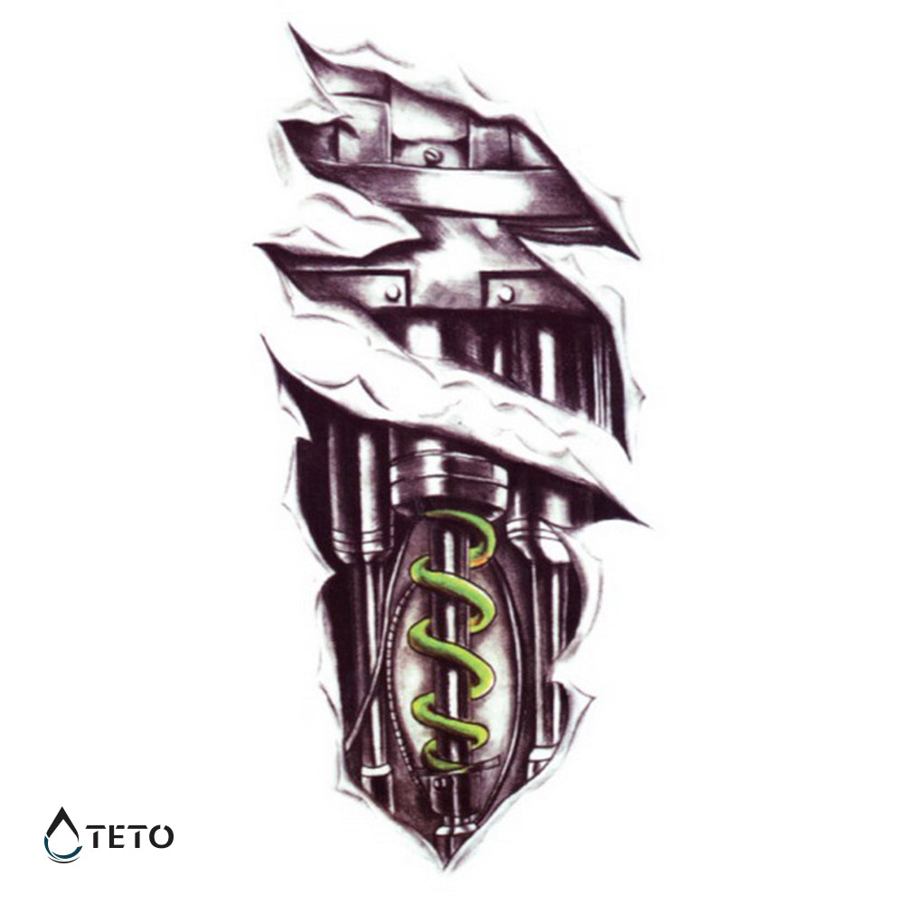 Brazo amortiguador - Tatuajes Temporales TETO