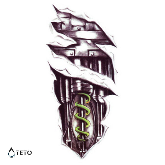 Brazo amortiguador - Tatuajes Temporales TETO