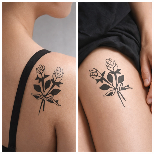 Par de rosas – Semipermanente